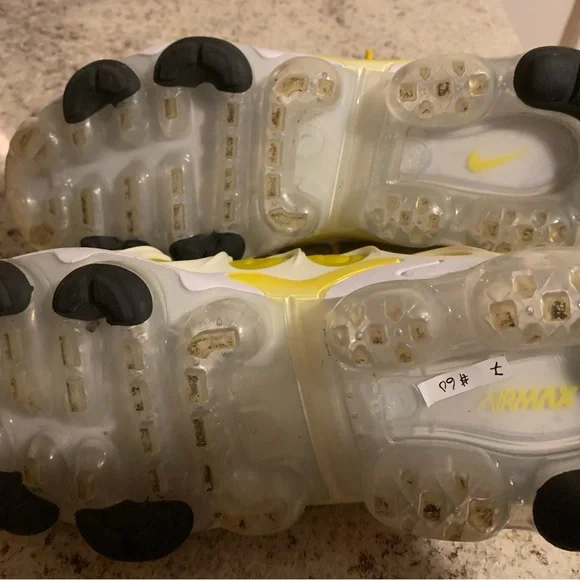 Nike Yellow and White Women's Sneakers - Picture 6 of 14